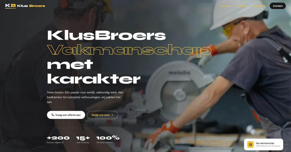 Demo Klusbroers